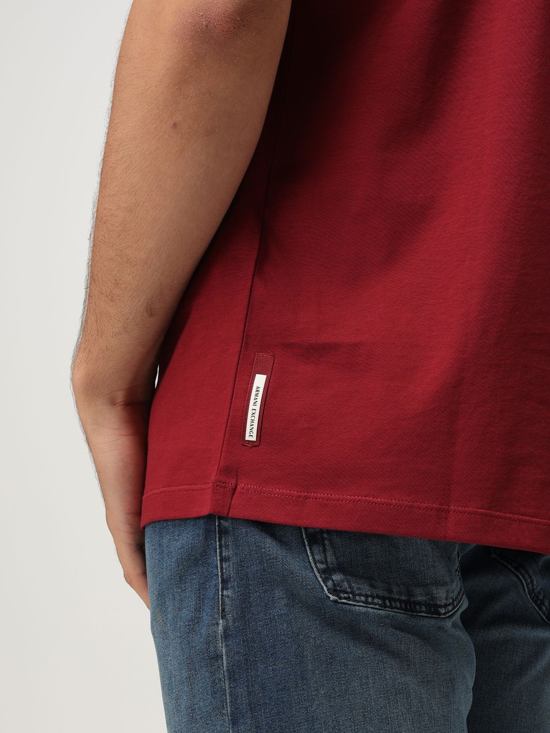 T-Shirt Men color Burgundy
