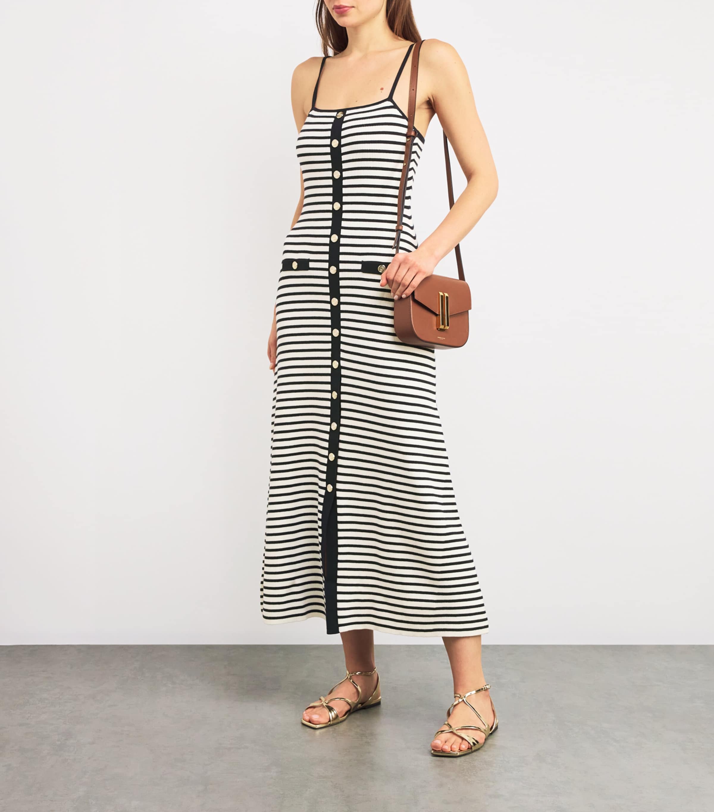 Striped Midi Dress
