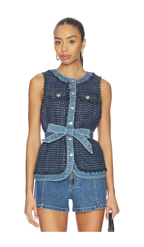Cinq a sept joans vest en color azul L también en M, S
