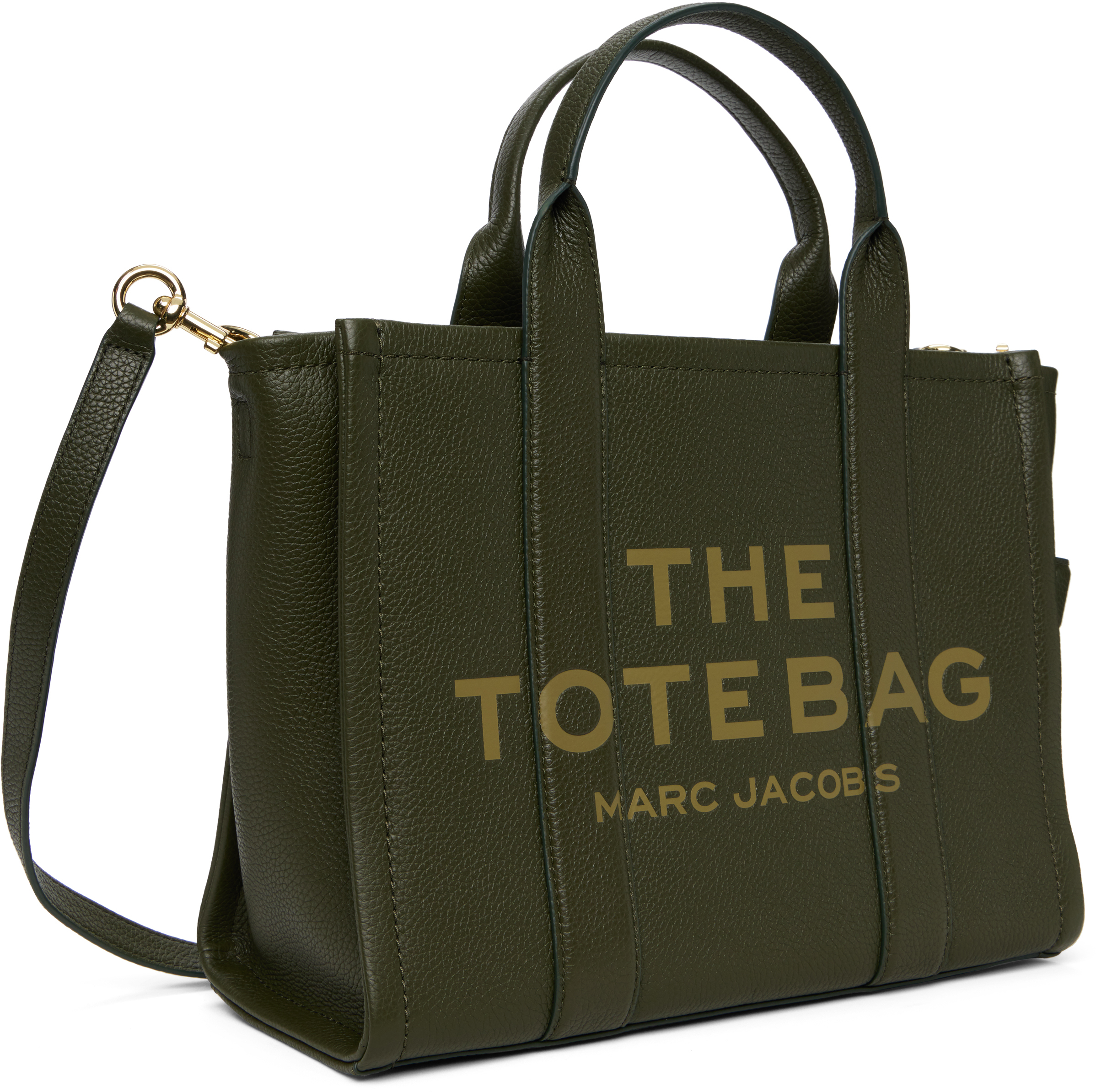 Marc Jacobs Green 'The Leather Medium' Tote