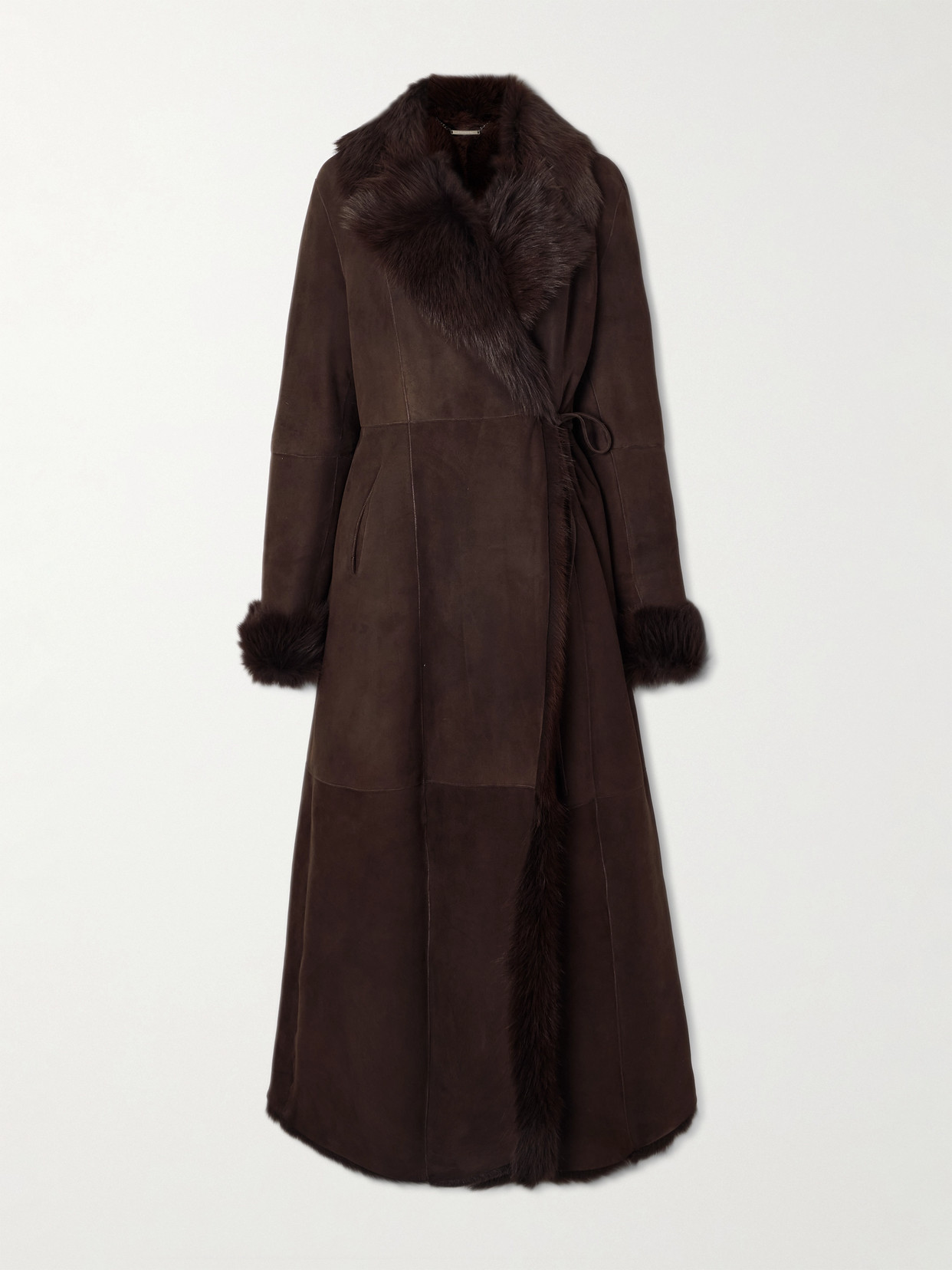 Joni Shearling Coat - Brown