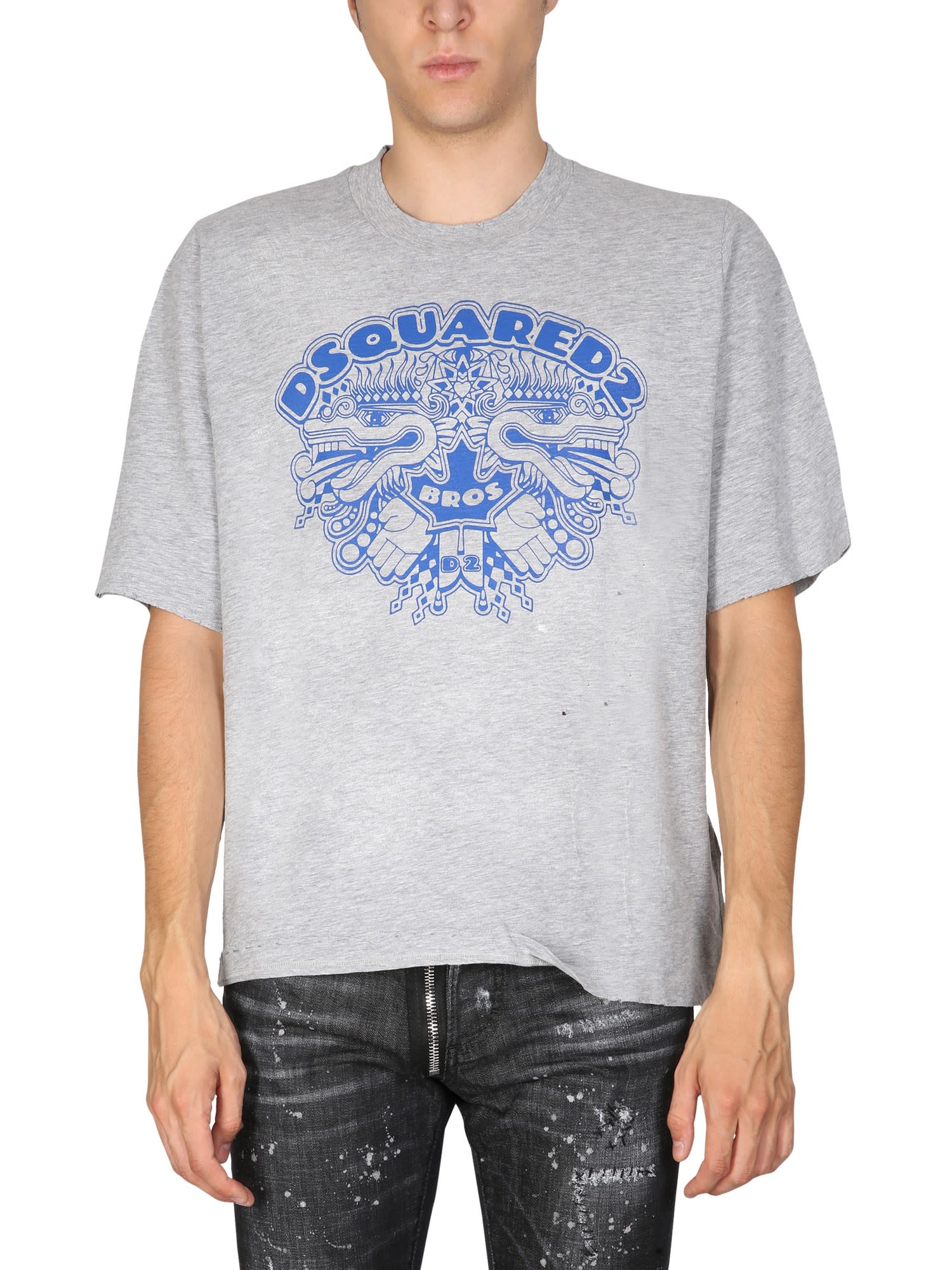 Graphic-logo print T-shirt