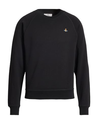 Man Sweatshirt Black Size XS Organic cotton