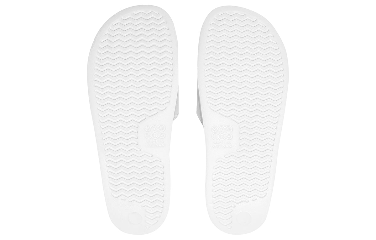 Classic Slide Soft Sole Cozy Flat Heel Sports Slippers White Black