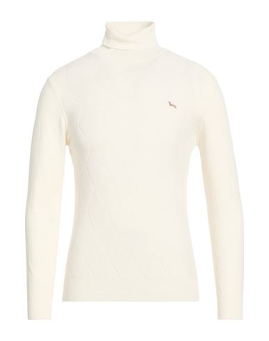 Man Turtleneck Off white Size S Viscose, Polyamide, Cotton, Wool