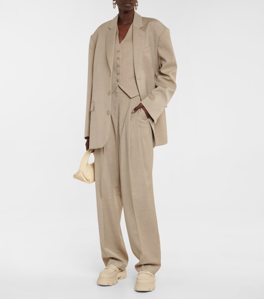 Gelso high-rise wide-leg pants