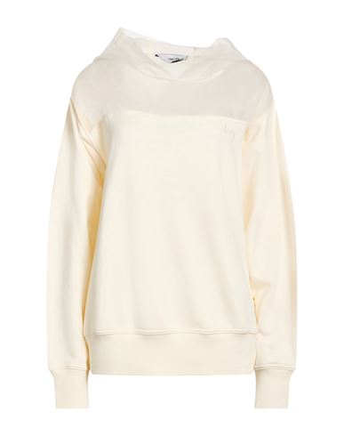 Felpa Woman Sweatshirt Off white Size M Polyamide, Cotton, Silk
