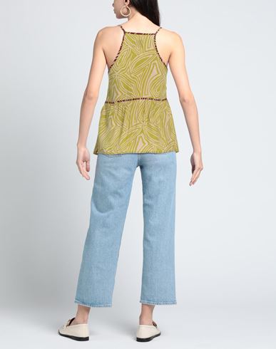 Même Road Woman Top Lime green Size 4 Viscose
