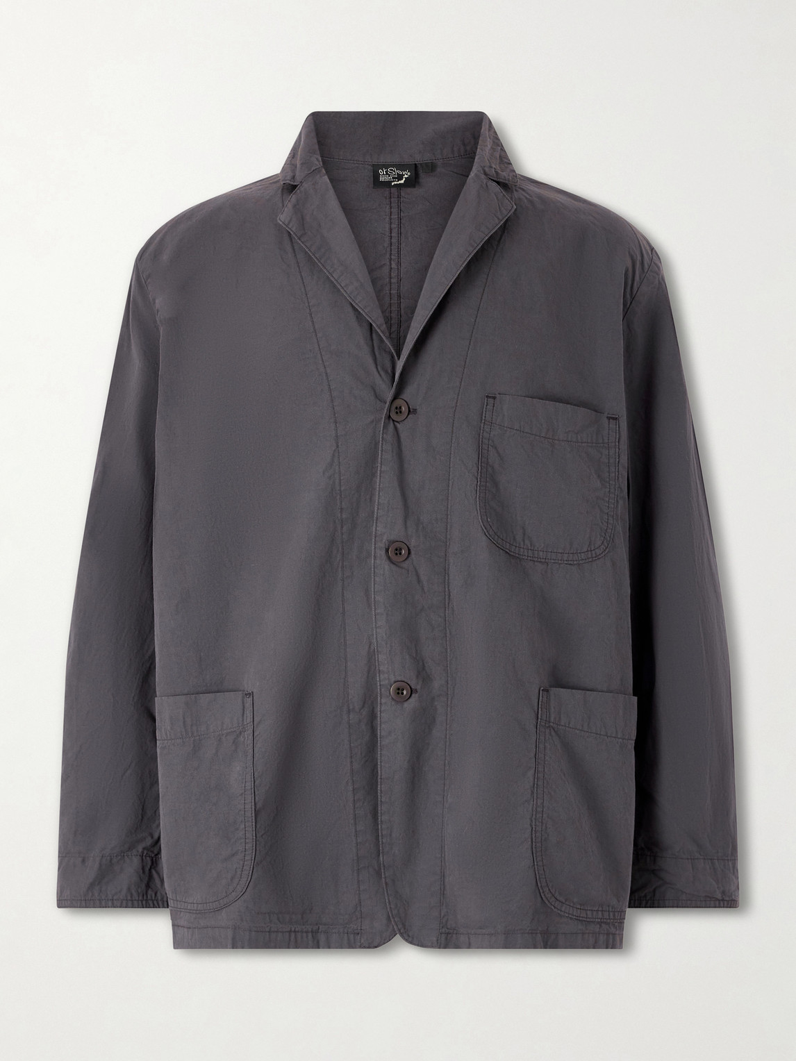 Cotton and Linen-Blend Shell Jacket