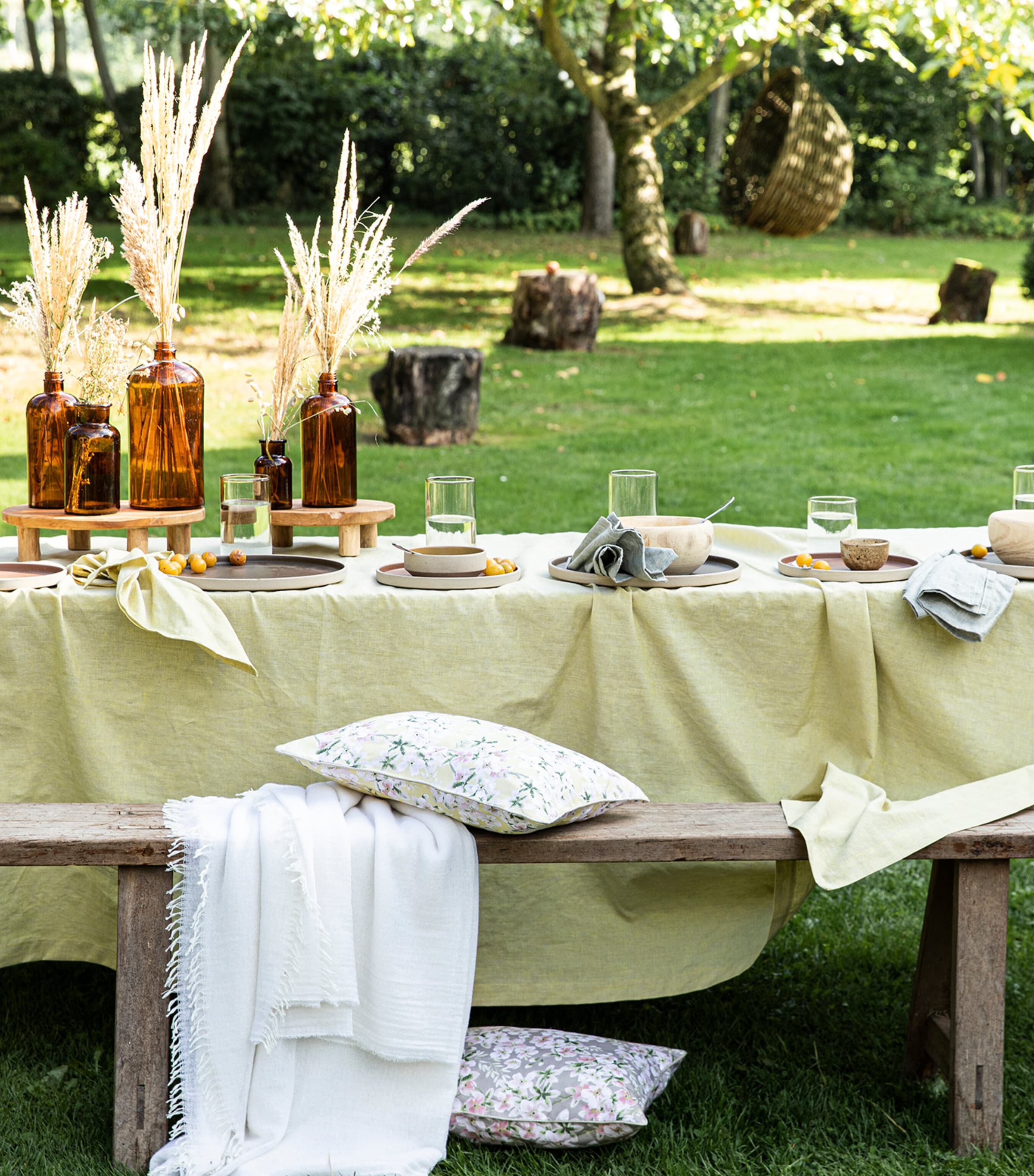 Linen Chambray Tablecloth
