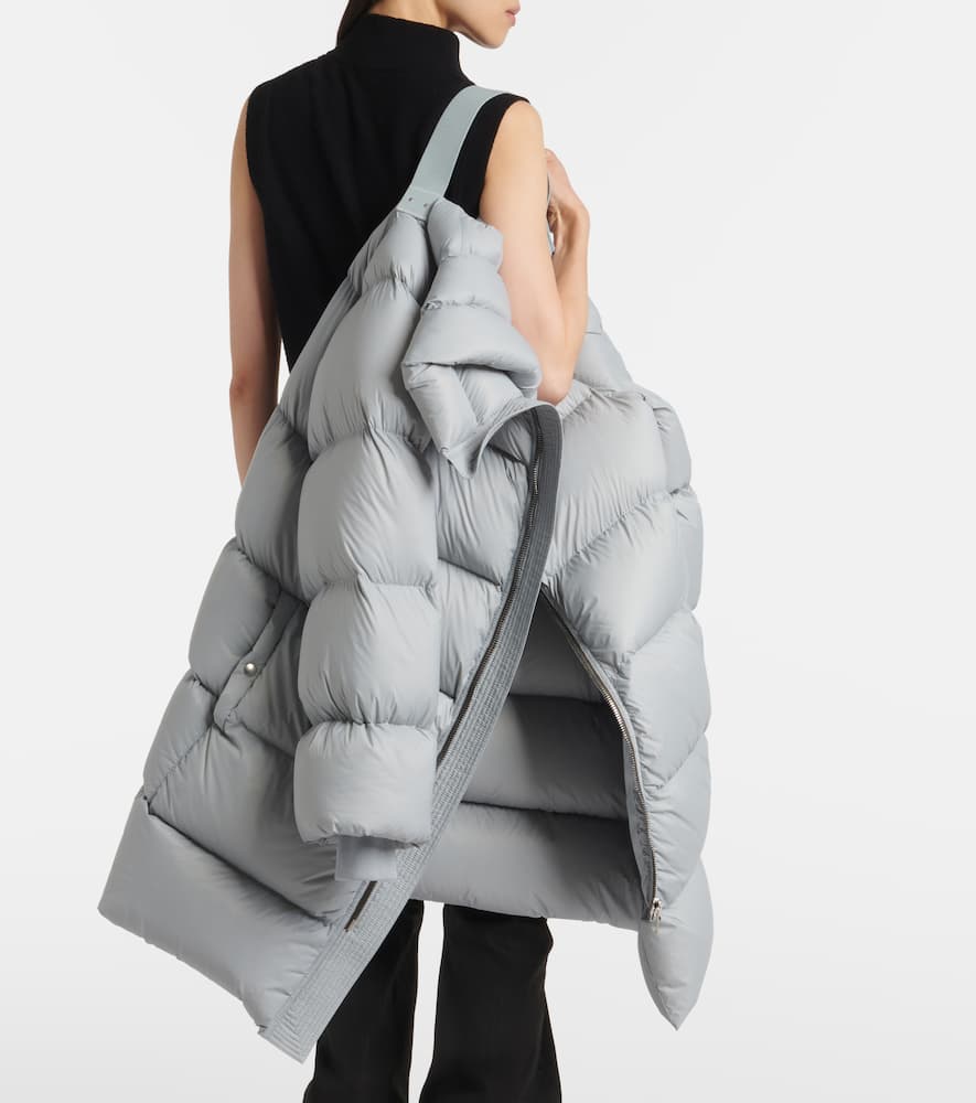 Turtle oversized down jacket