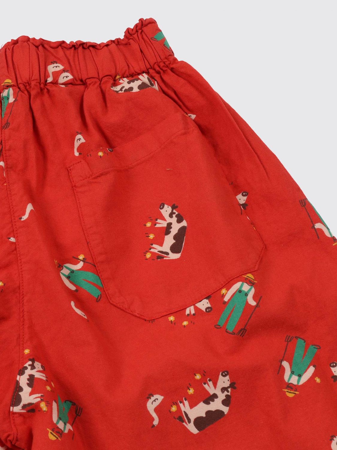 Pants Kids color Red