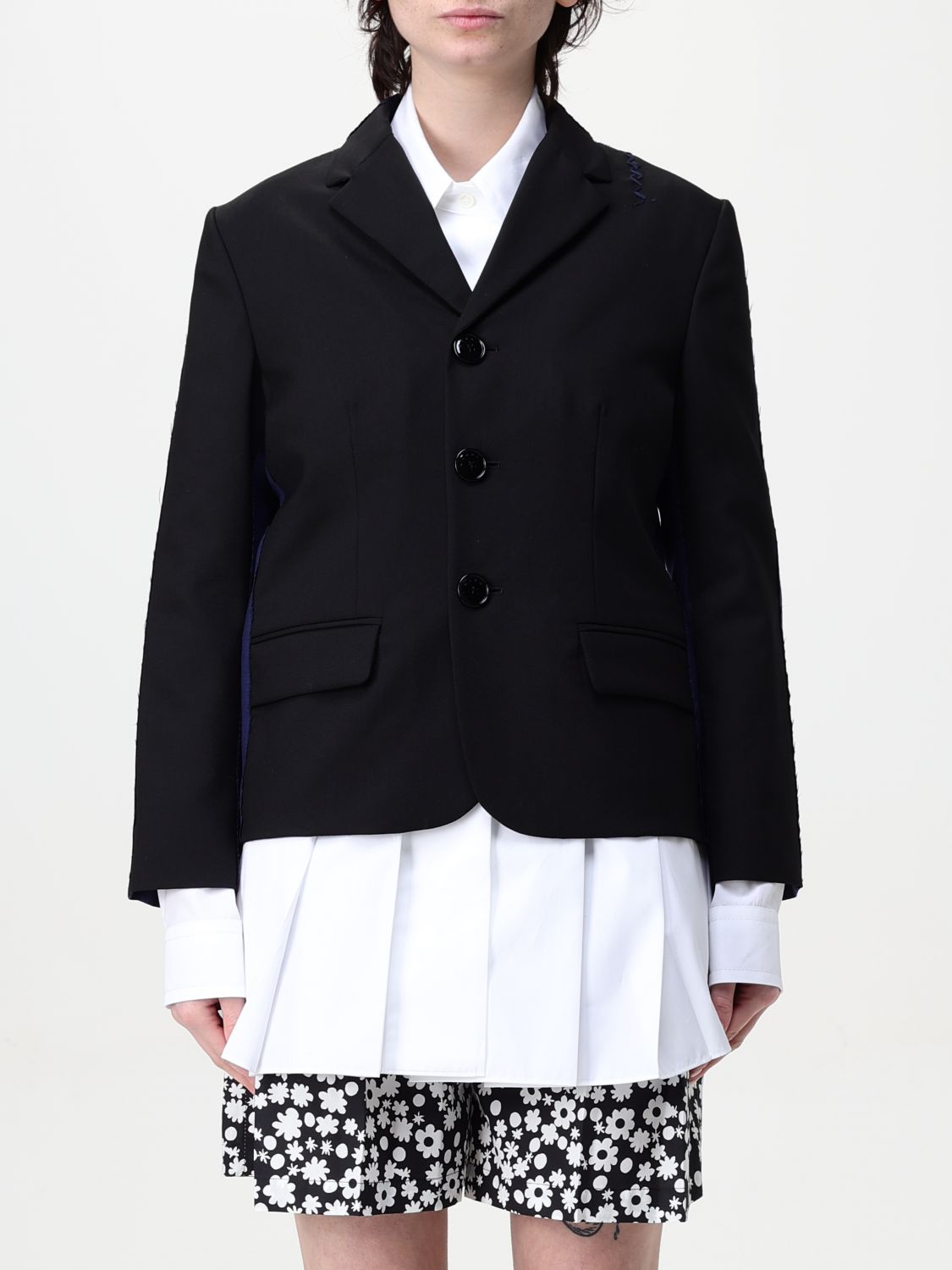 Patchwork blazer - Black