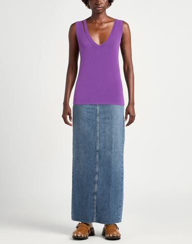 Woman Top Purple Size 6 Viscose, Polyester