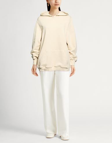 Woman Sweatshirt Beige Size M Organic cotton