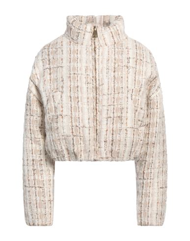 Khrisjoy Woman Puffer Ivory Size 00 Wool, Acrylic, Polyester, Polyamide, Viscose