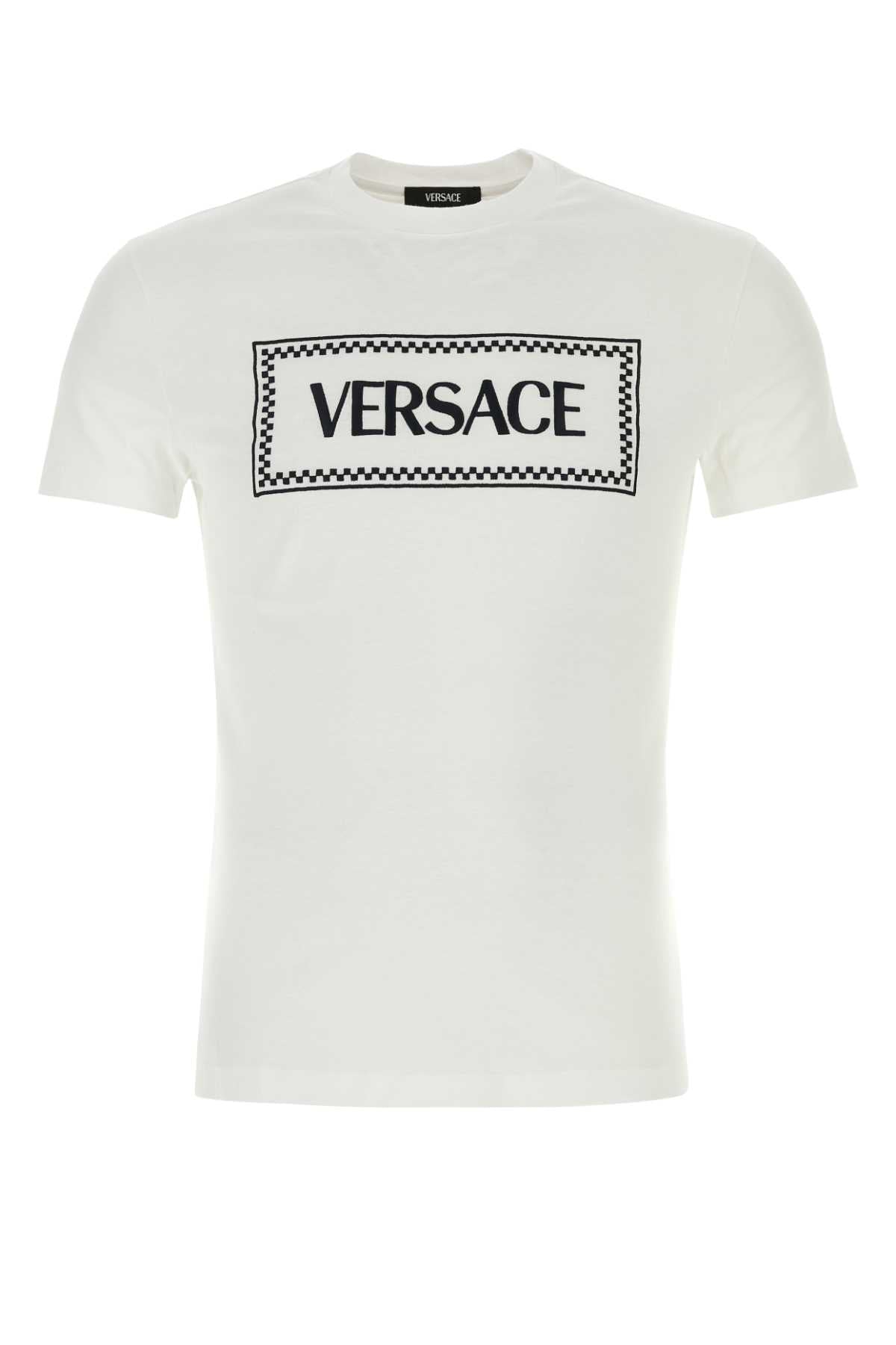 Logo-Print Cotton T-Shirt — White
