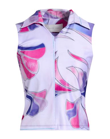 Woman Top Lilac Size M Recycled polyester, Elastane