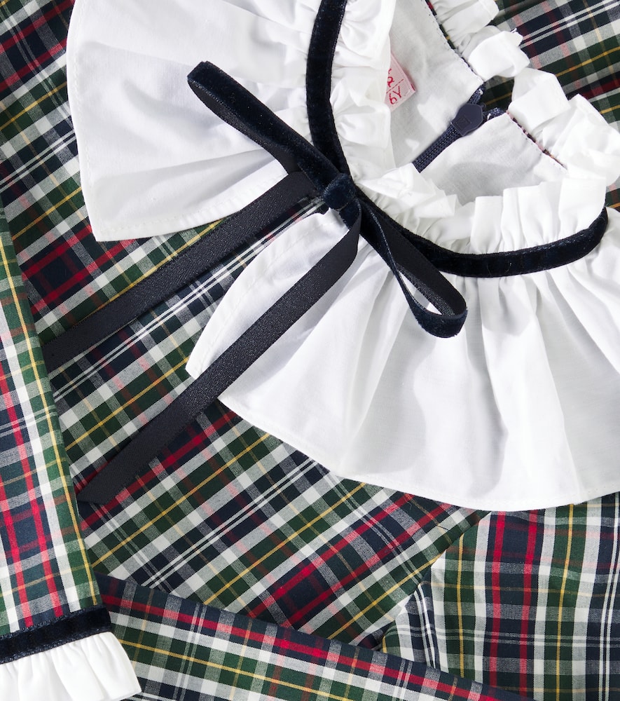 Flora Tartan cotton dress
