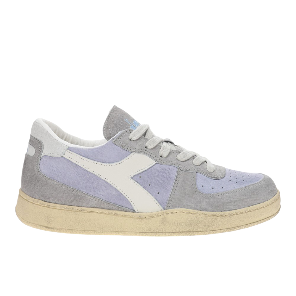 Mi Basket Suede Low Used Lace Up Sneakers