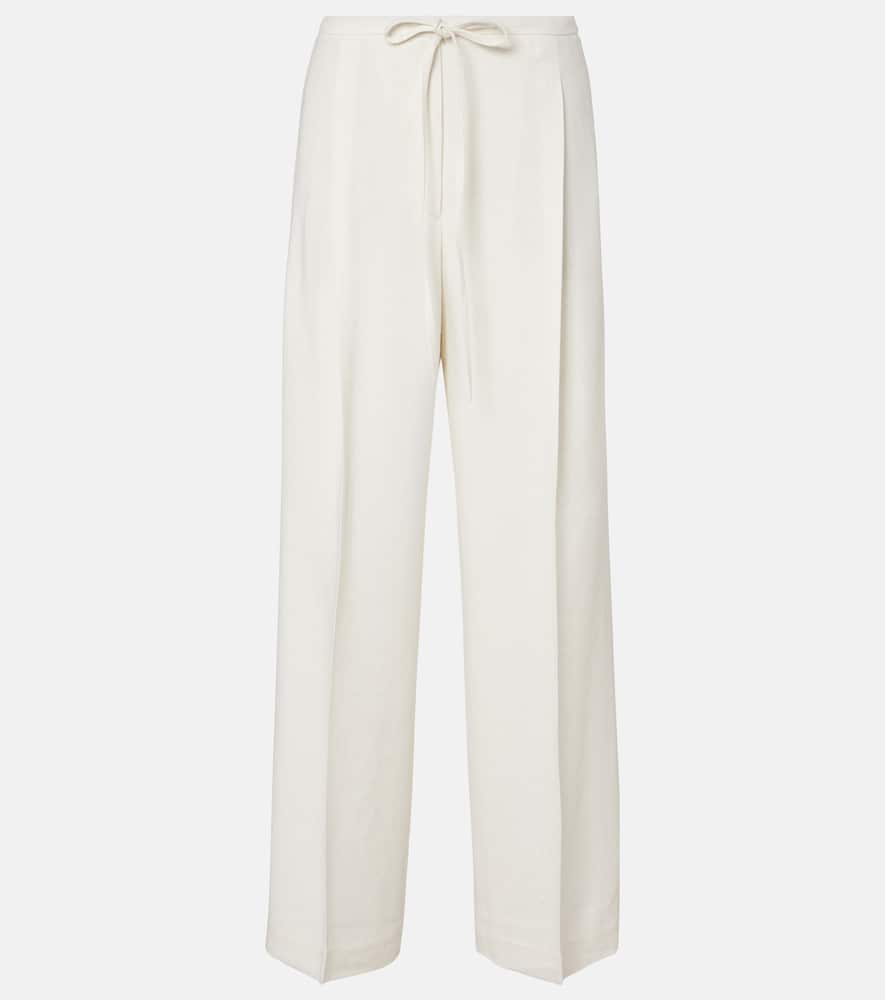Róhe High-rise wide-leg pants