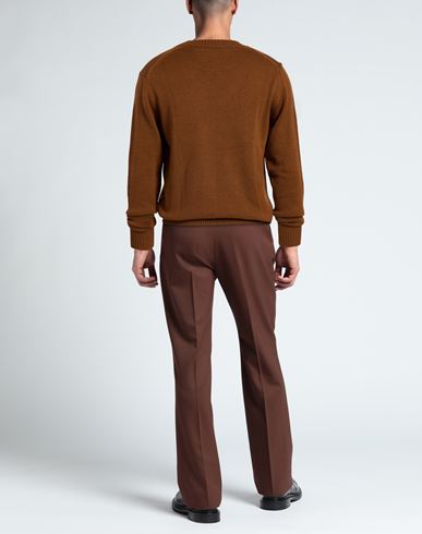 Man Sweater Camel Size 36 Merino Wool