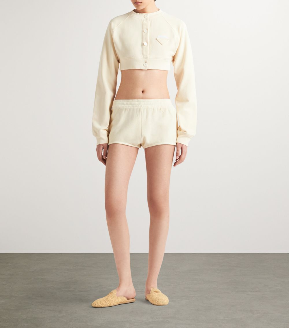 Cropped Triangle Cardigan
