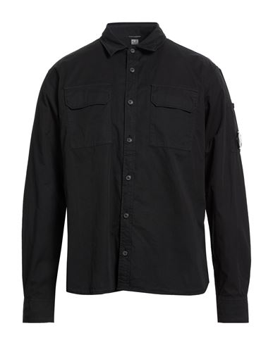 C. p. Company Man Shirt Black Size M Cotton