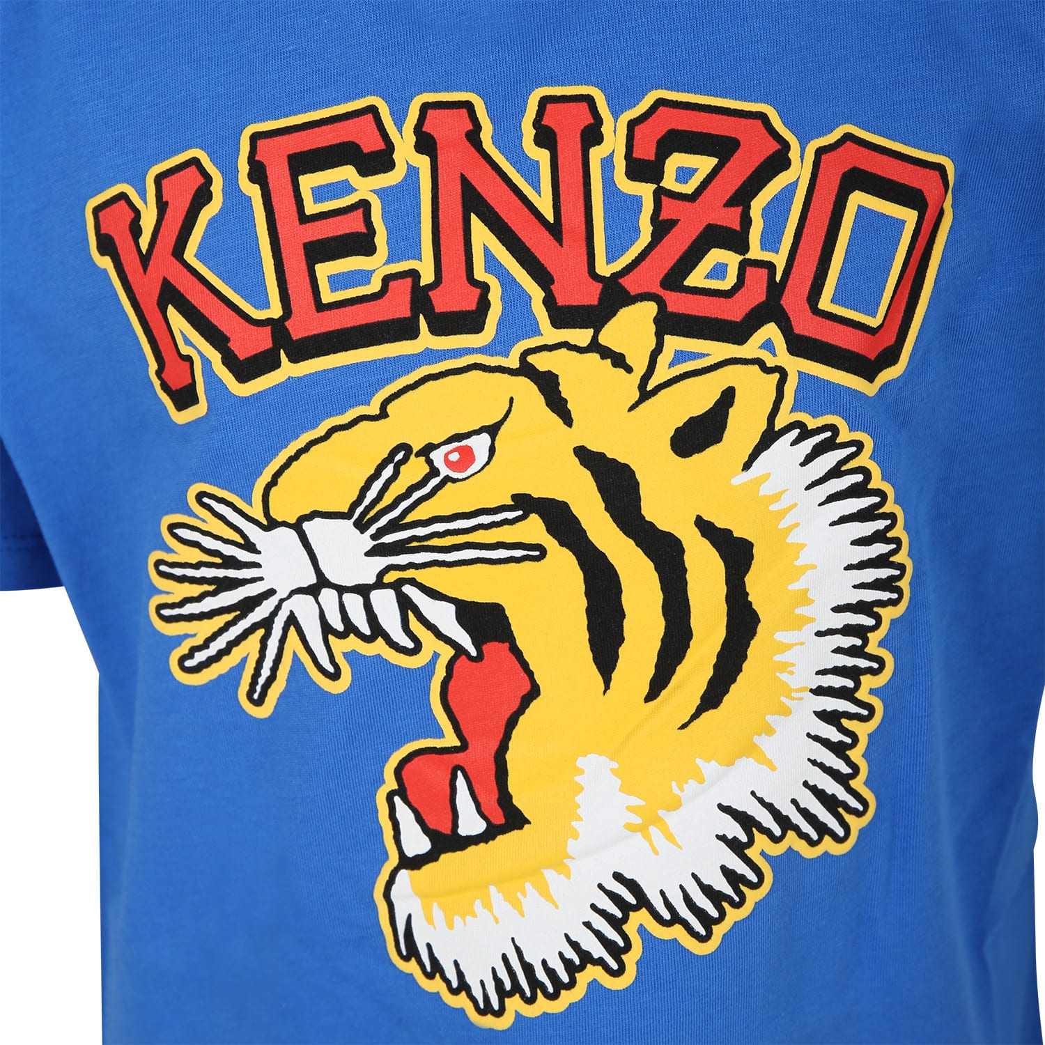 Logo-print cotton T-shirt - Blue