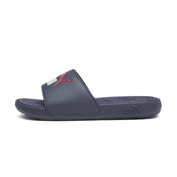 PUMA Cool Cat 2.0 Little Kids' Slides in Blue