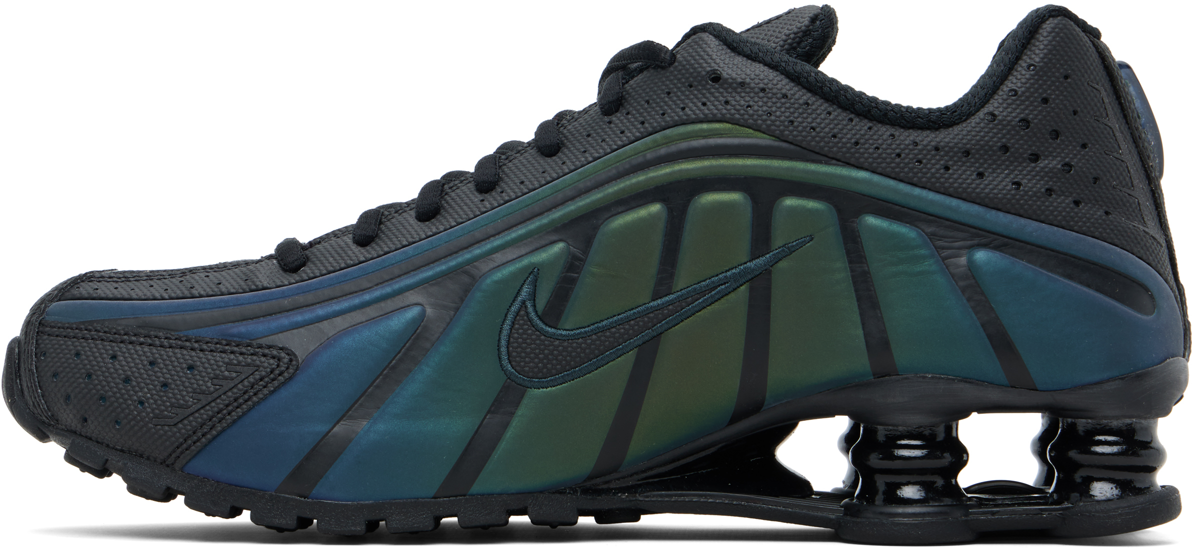 Black & Green Shox TL Sneakers