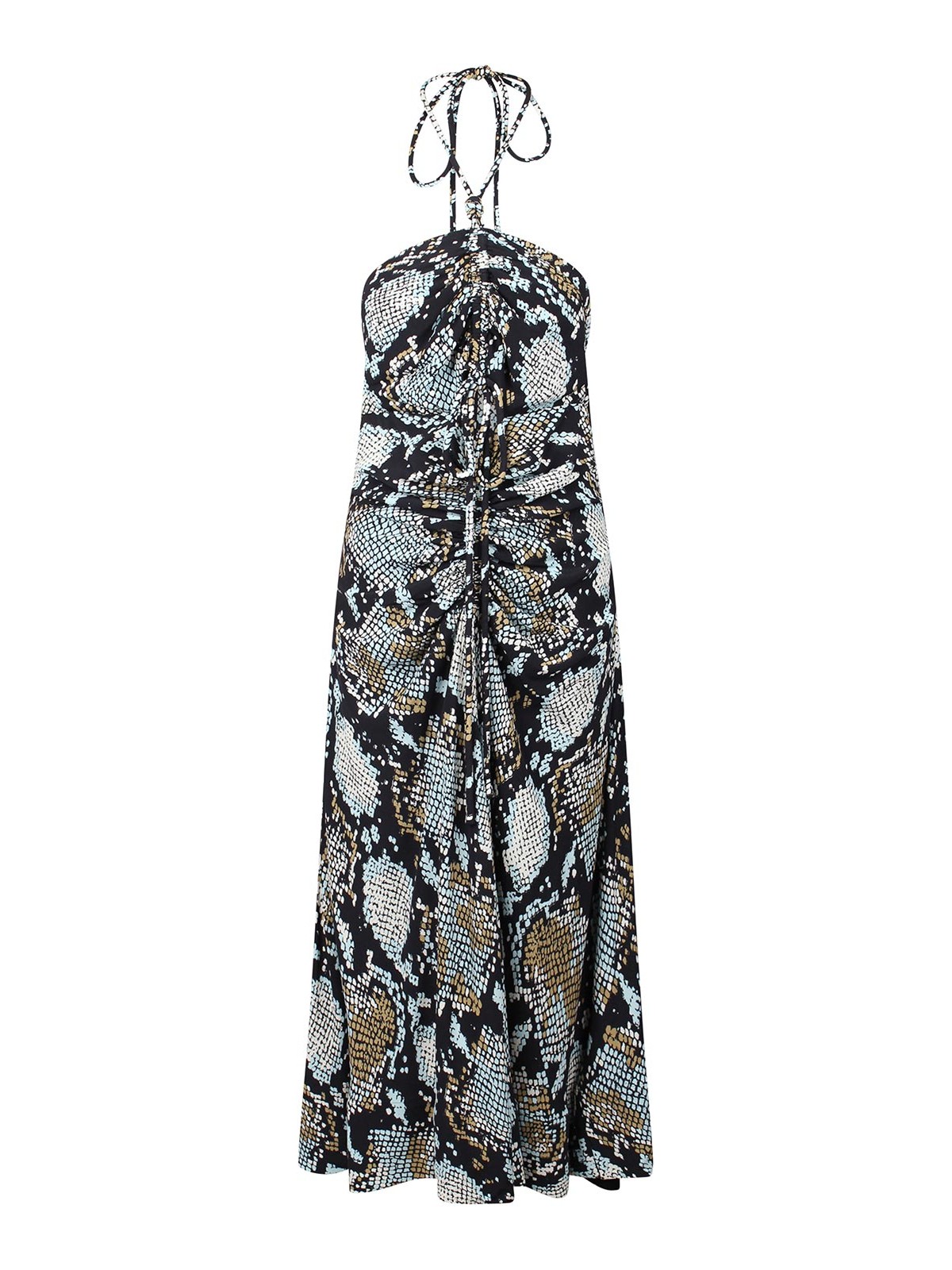 Midi dress with print