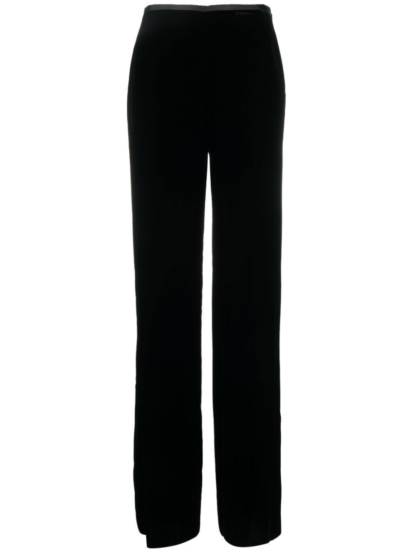 Wide Leg Velvet Pants