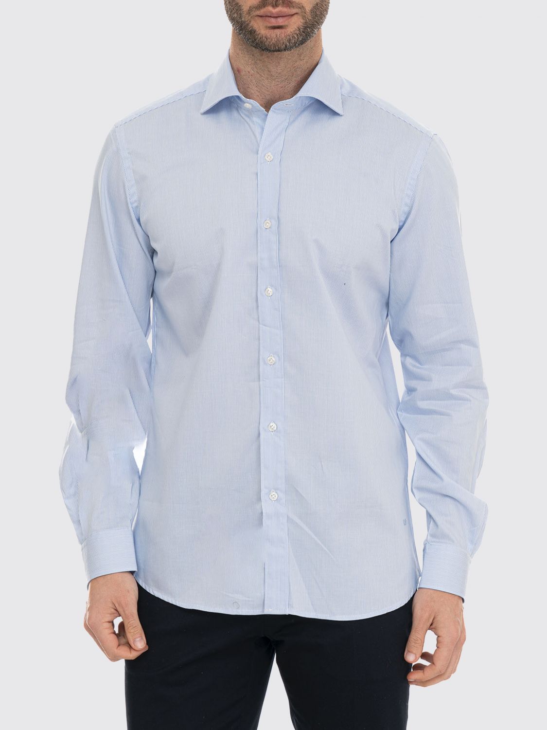 Shirt Men color Sky Blue