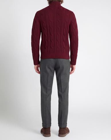 Man Cardigan Burgundy Size 42 Cashmere
