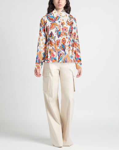 Woman Shirt White Size L Cotton