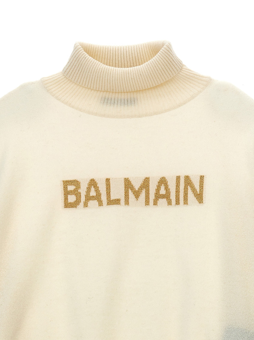 Girls Off-White Glitter Logo Sweater