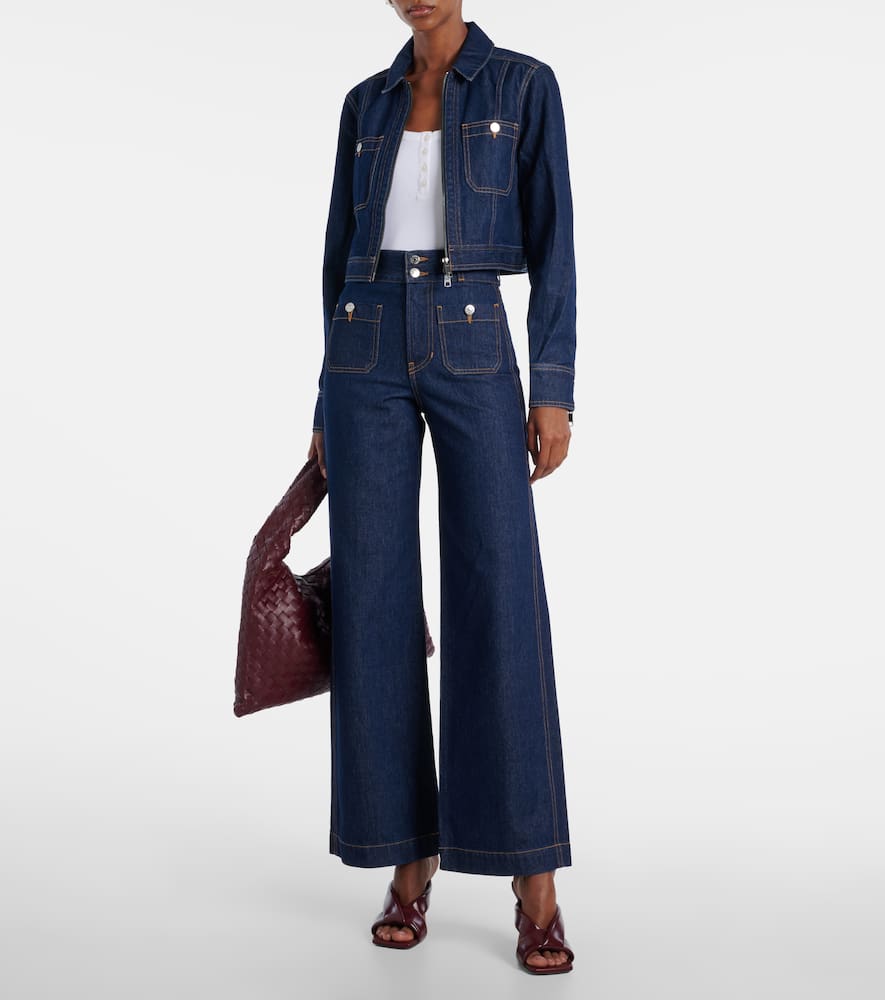 Patty cropped denim jacket