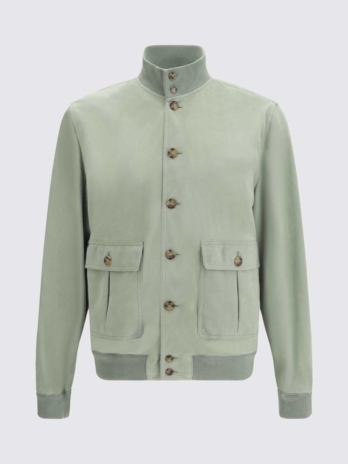 Suede bomber jacket - Neutrals