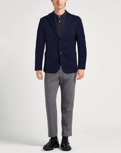 Man Blazer Navy Size 40 Rayon, Polyester, Polyamide