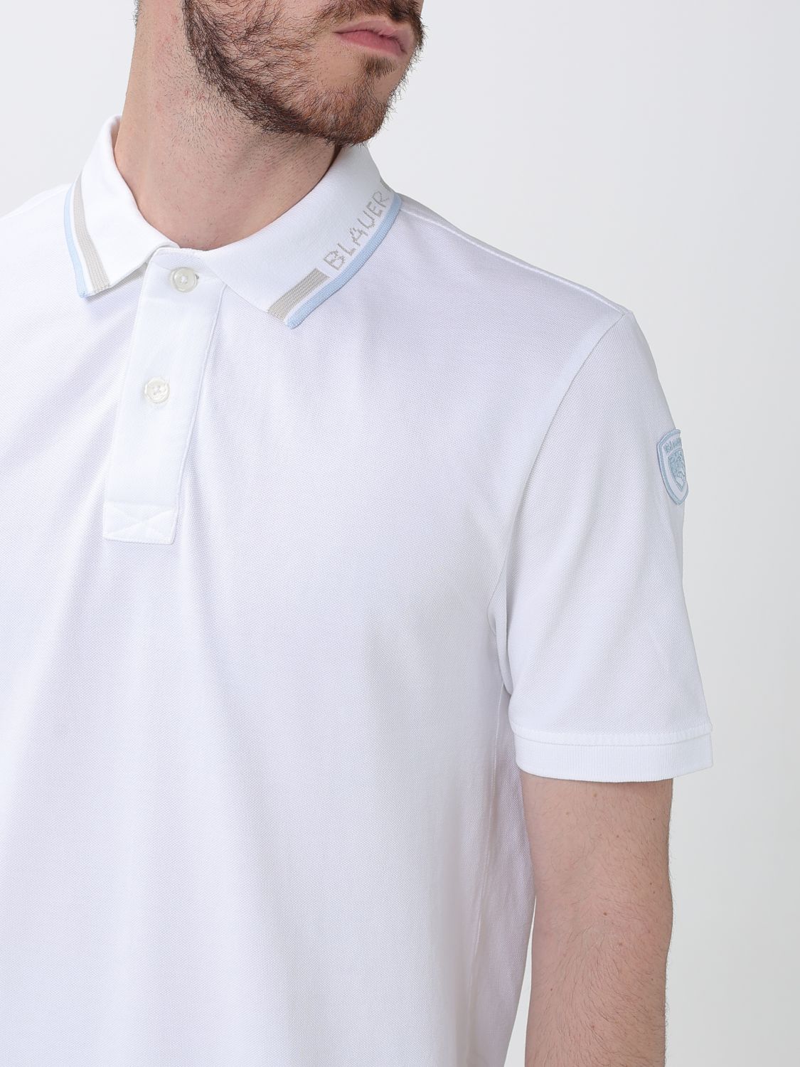 Polo Shirt Men color White
