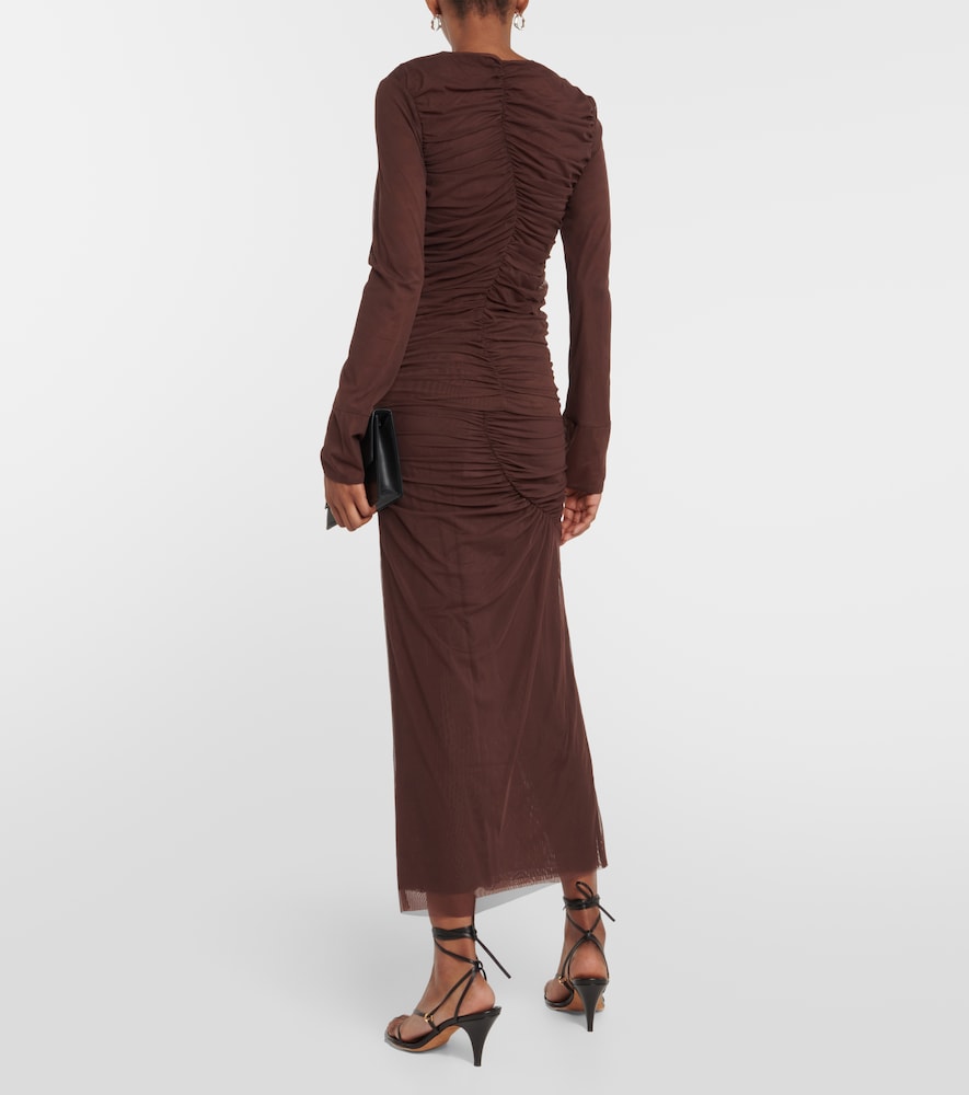 Jacques gathered mesh top