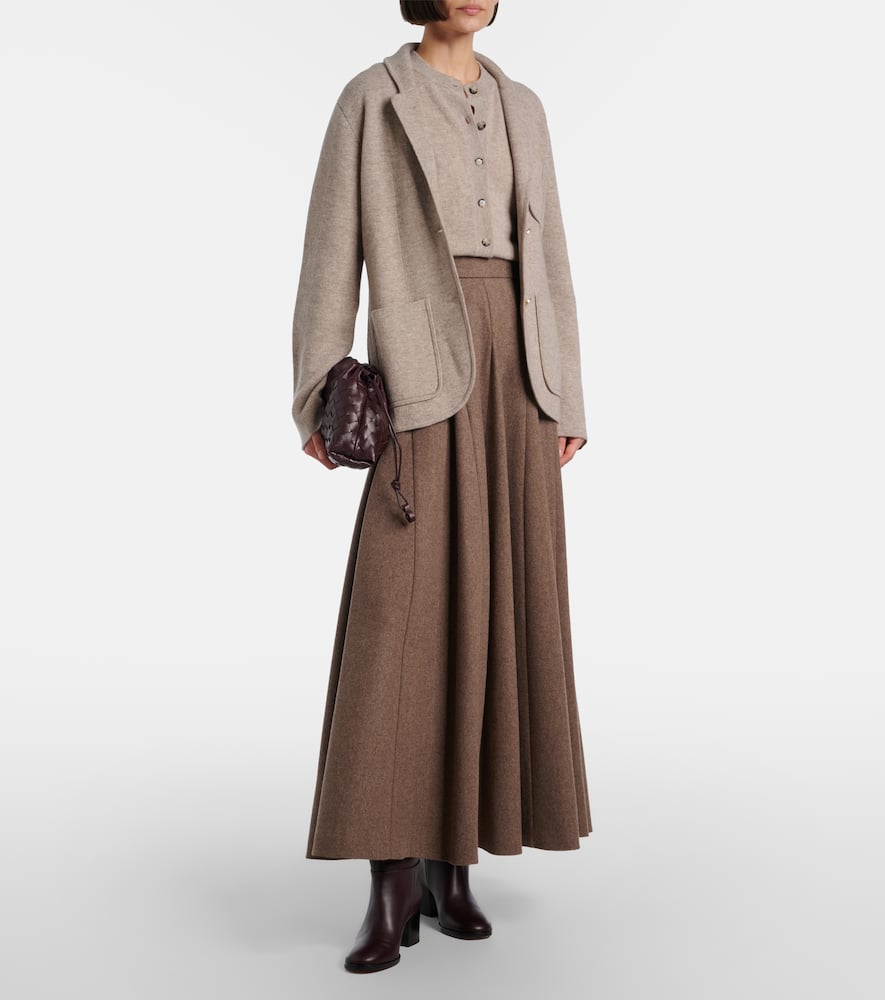 Wool and cashmere blazer
