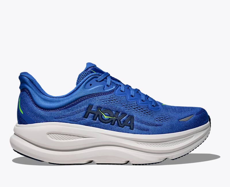 HOKA Men's Bondi 9 Shoes in Cobalt Blue/Ultramarine