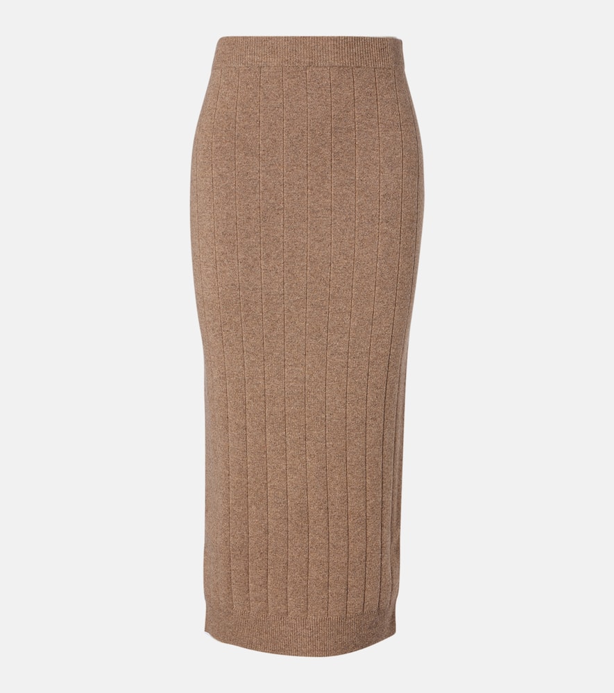 Sante cashmere midi skirt