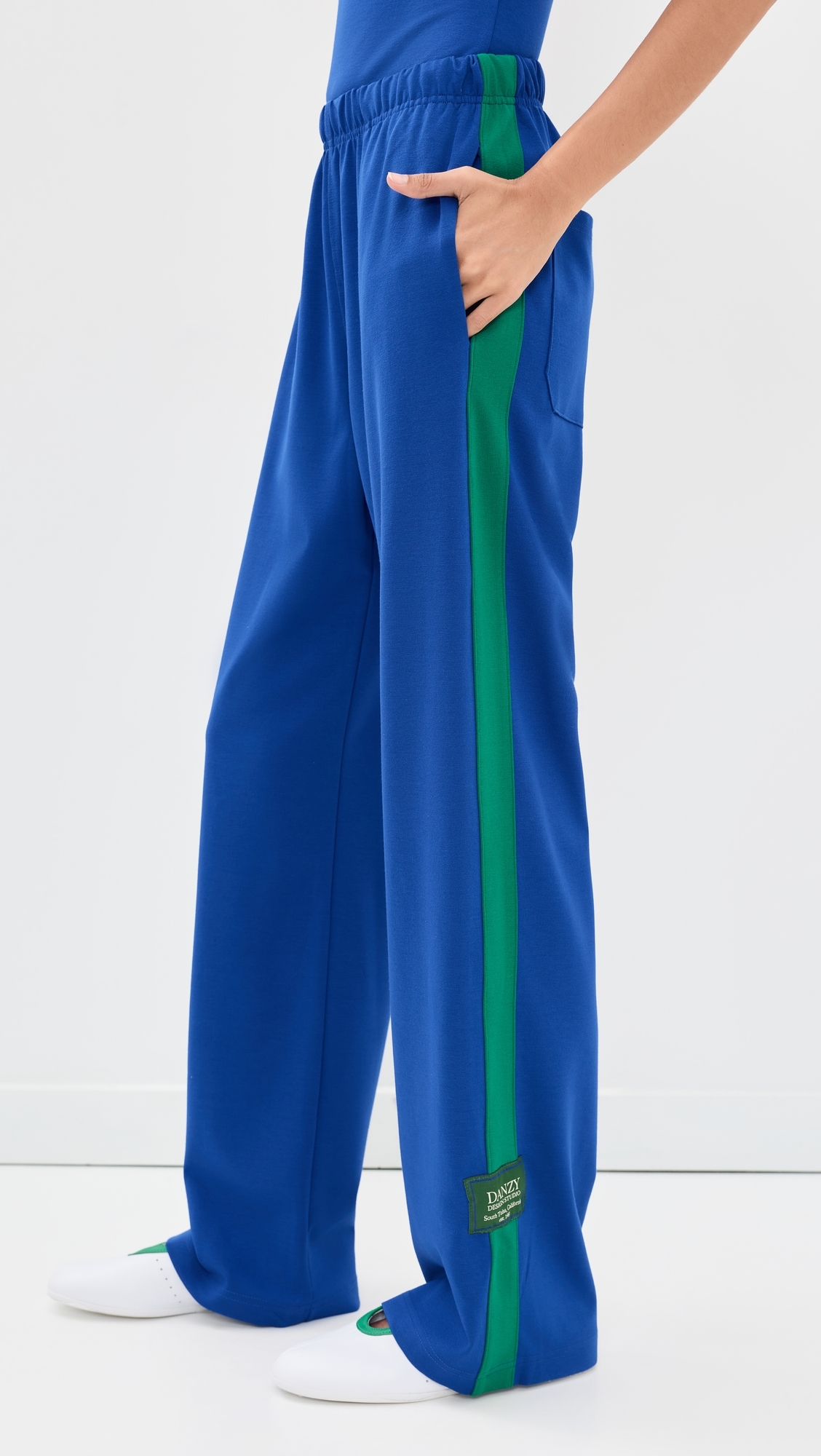 Ponte Track Pants ROYAL BLUE