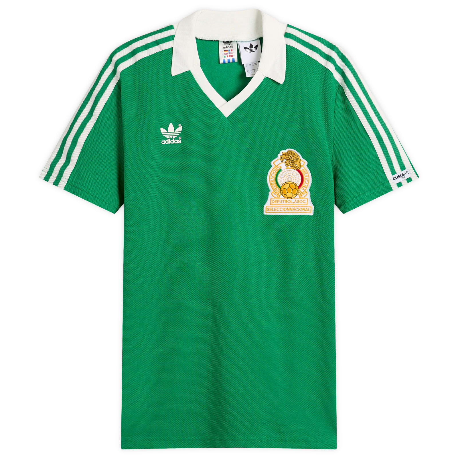 Men's Mexico 1986 Home Jersey Top in Green