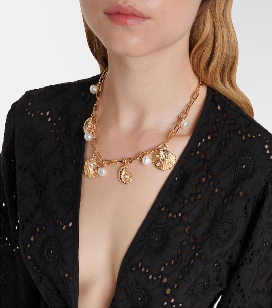 Melissa Odabash Pia cotton lace top
