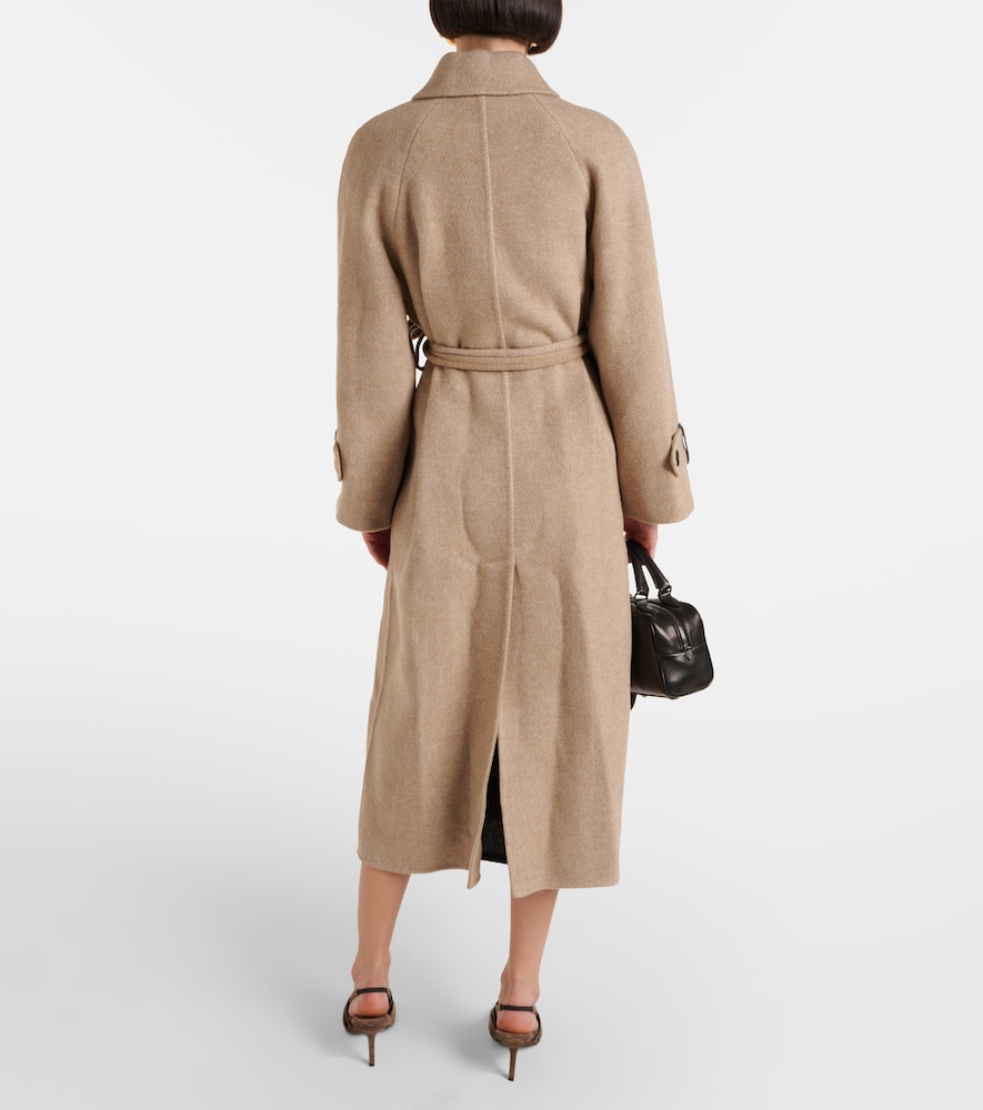 Wool and cashmere overcoat
