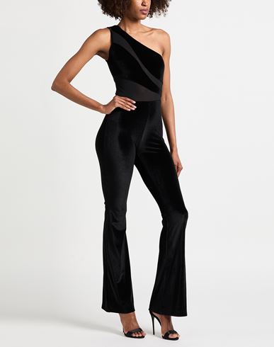 Woman Jumpsuit Black Size XS Polyester, Elastane, Polyamide